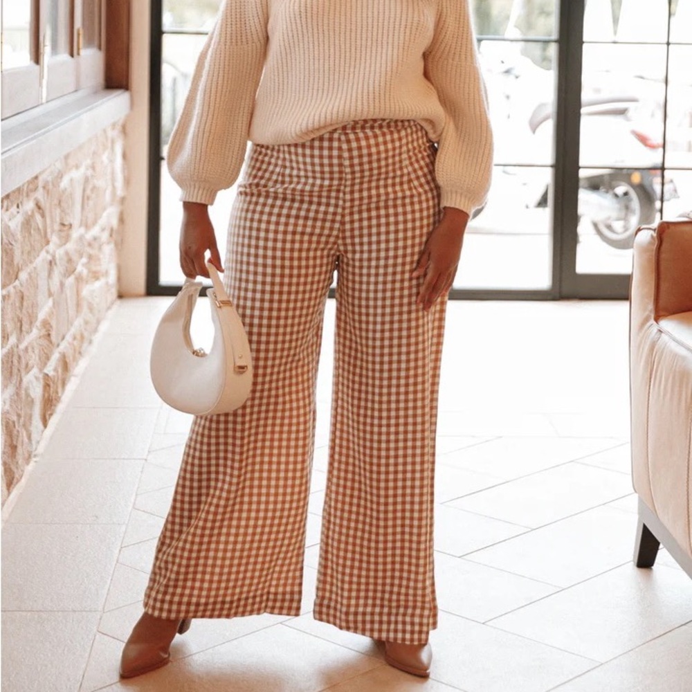 NWT Gingham Pants size 2